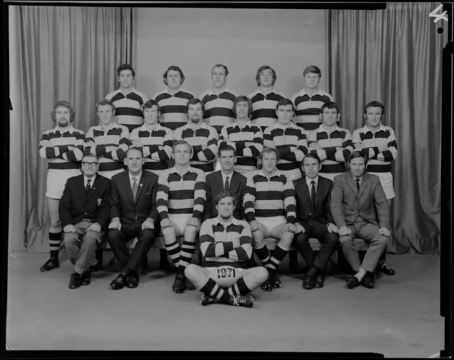 Wellington Rugby Football Club, senior 1st team of 1971