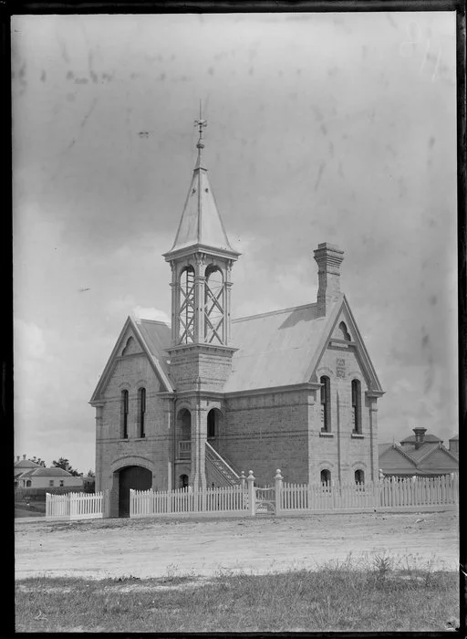 Ponsonby, Auckland, featuring the Newton Borough Council Office, and Fire Station