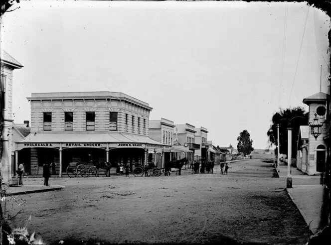 Intersection of Avenue and Ridgway Streets, Wanganui