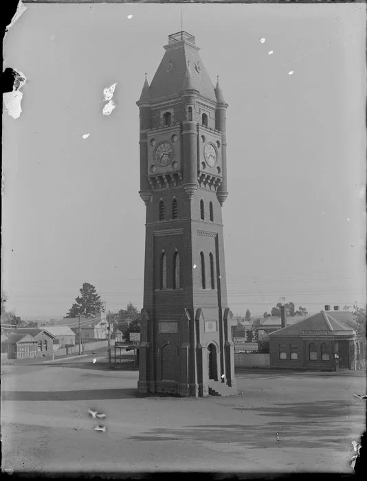 Clock tower in Camperdown, Victoria, Australia