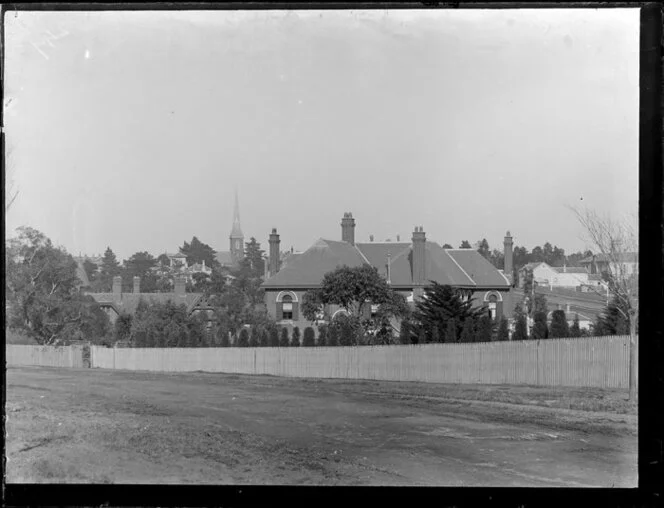 Large brick house with tall chimneys, Toorak, Melbourne