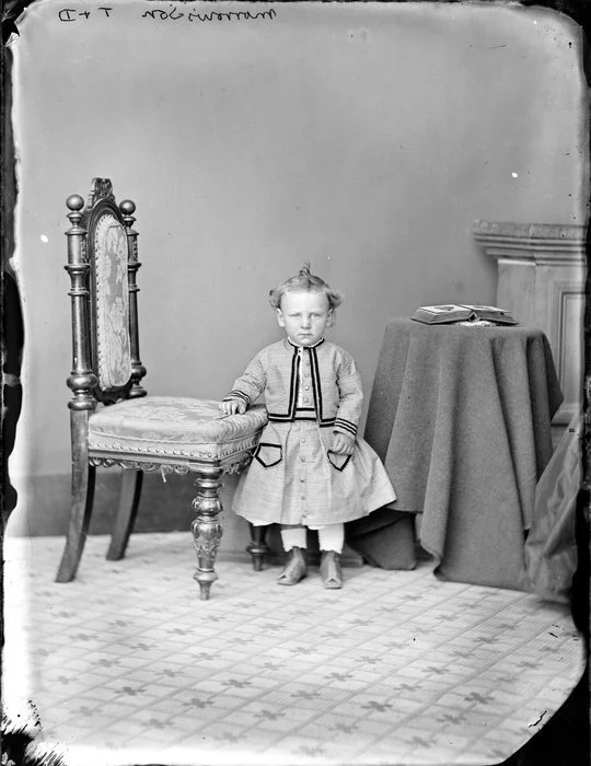 Morrow boy - Photograph taken by Thompson & Daley of Wanganui