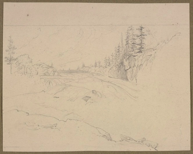 [Hood, Robert] ca 1790-1821 :[White Fall(?), Canada, 1819]