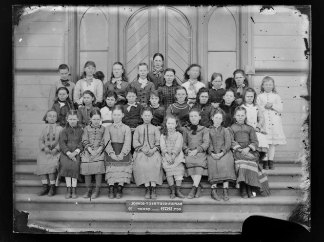 Napier District School, group 9