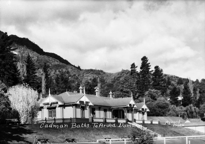 Cadman thermal bathhouse, Te Aroha Domain