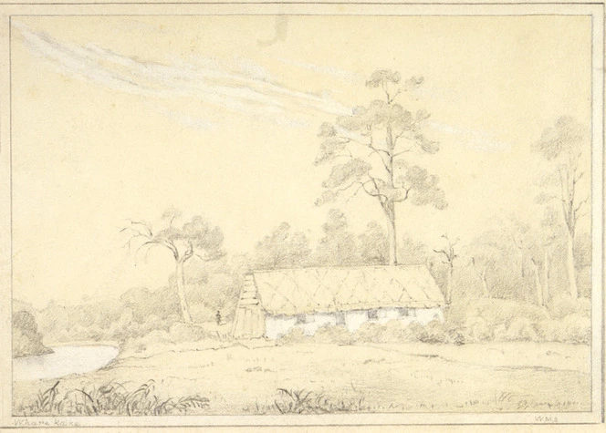 Smith, William Mein, 1799-1869 :Whare Kaka. [1840s?]