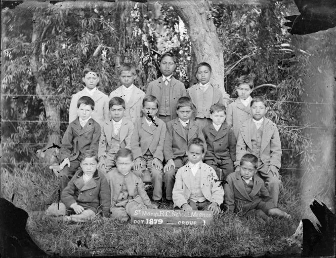 Saint Mary's Roman Catholic School, Meanee, boys class