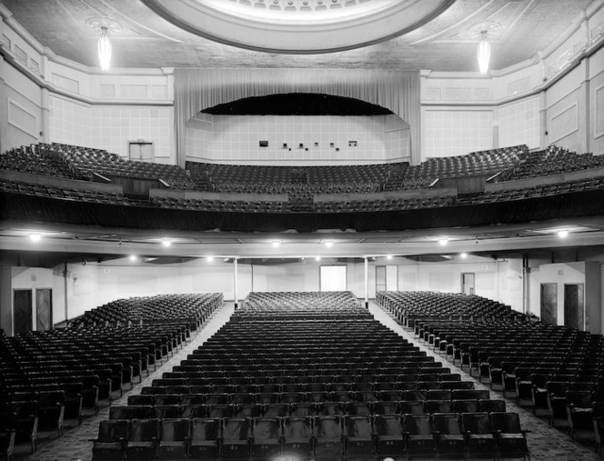 Interior of the Majestic Theatre in Wellington