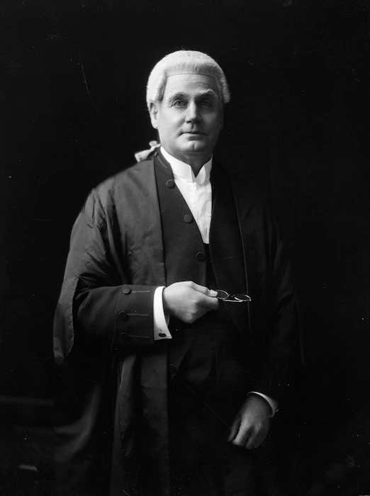 Formal portrait of Sir Charles Perrin Skerrett, Chief Justice of the Supreme Court