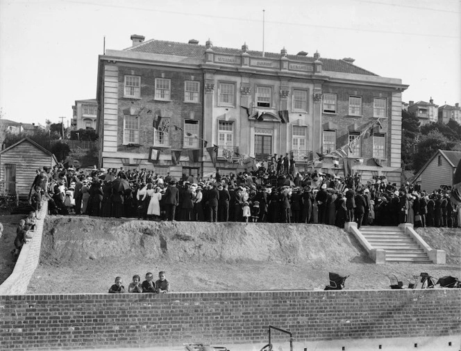 Opening of William Booth Memorial College, Aro Street, Wellington