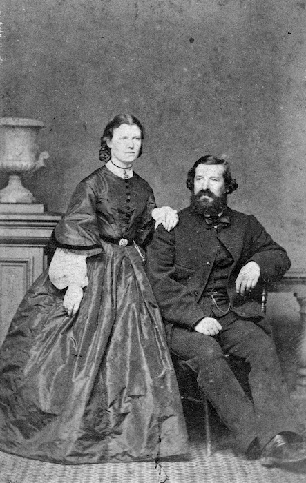 Julius von Haast with his wife Mary von Haast