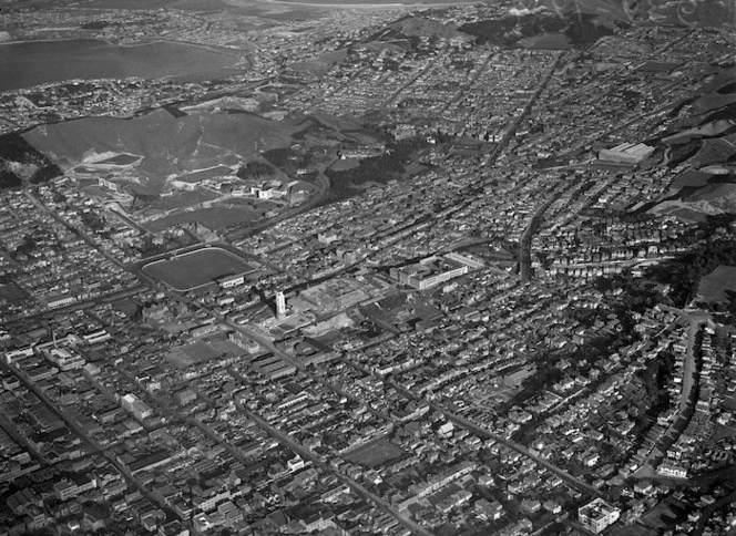 An aerial view of Wellington