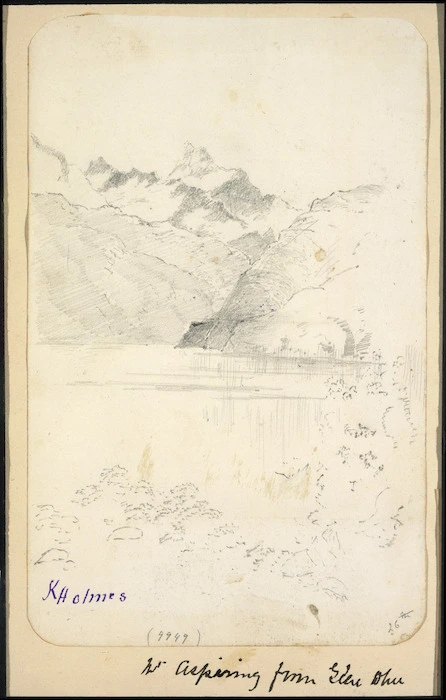 Holmes, Katherine McLean, 1849-1925 :Mt Aspiring from Glen Dhu, 26th [Dec, 1872]