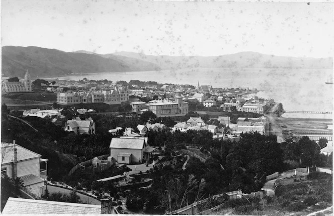 Bragge, James 1833-1908 :View of Thorndon, Wellington