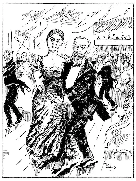 Blomfield, William, 1866-1938 :Mayors as Partners in the Mazy Waltz. New Zealand Observer and Free Lance, 19 May 1894.