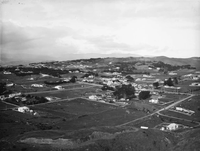 Overlooking the suburb of Karori, Wellington