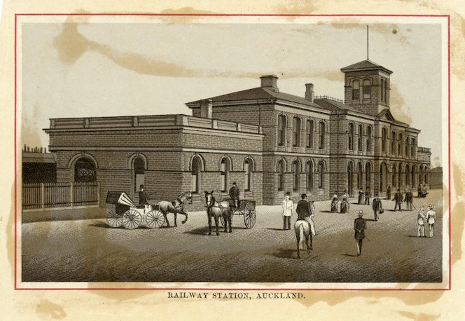 Auckland Railway station, lower Queen Street