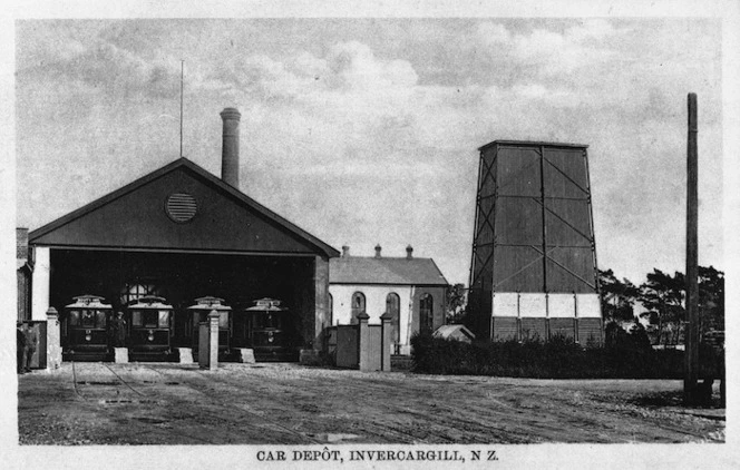 Tram car depot, Invercargill