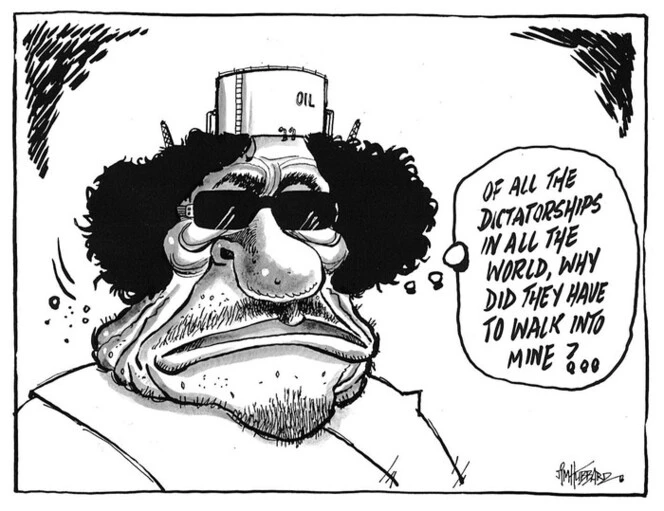 Hubbard, James, 1949- :"Of all the dictatorships in all the world, why did they have to walk into mine?.." 30 March 2011