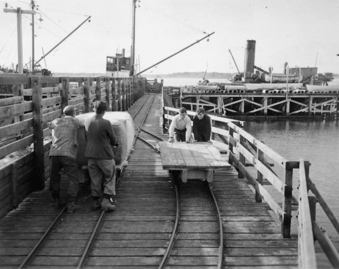 Waitangi wharf, Chatham Islands