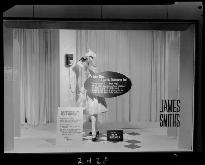 Window display, James Smith Ltd.