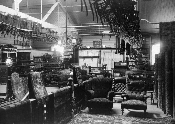 Retail furniture department, Wairarapa Farmers Cooperative Association Ltd, Masterton