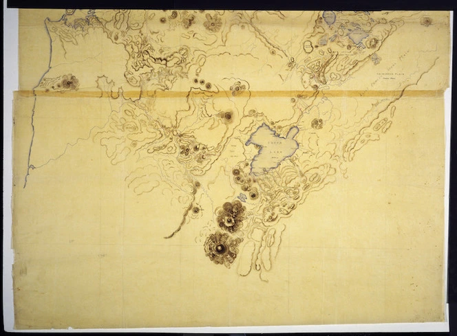 [Hochstetter, Christian Gottieb, Ferdinand von, 1829-1884] : [Map of the southern part of the province of Auckland] [ms map]. [1859?]