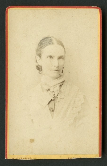 Clarke, William Henshaw 1831-1910: Portrait of Frances Harris