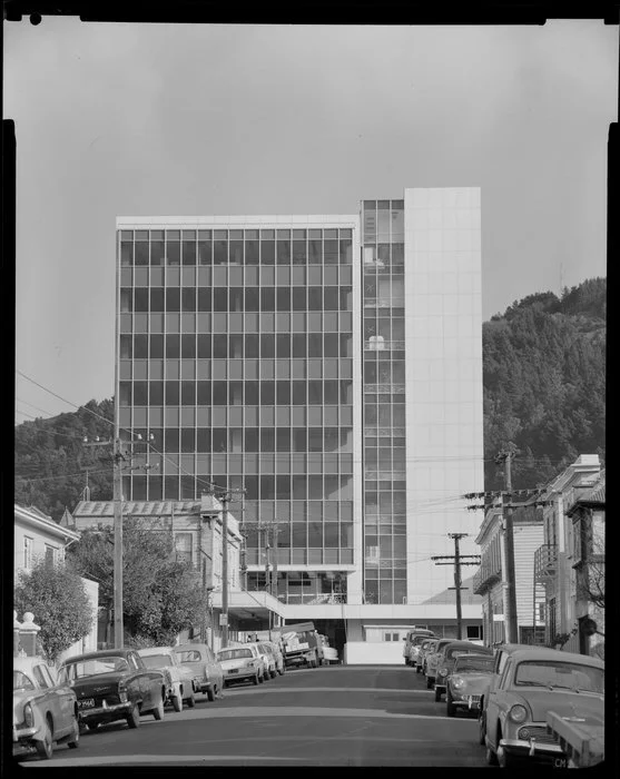 ICI building, and liquor store, Wellington