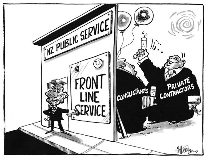 Hubbard, James, 1949- : NZ Public Service - front line service. 31 March 2011