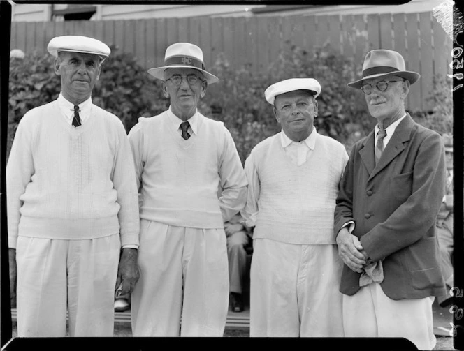 Men's lawn bowls team, Wellington