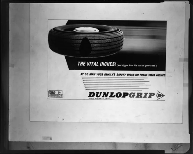 KBR Dunlop tyres in stand