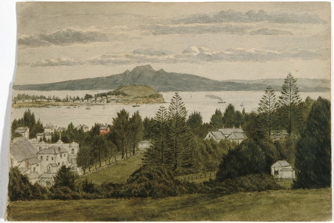 [Eastwood, James] 1846-1937 :From the Domain, Auckland 1863