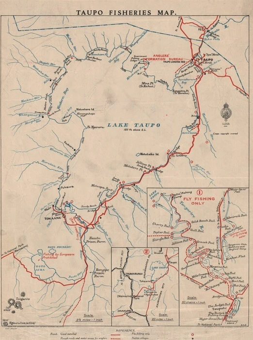 Taupo fisheries map / B.A.B.