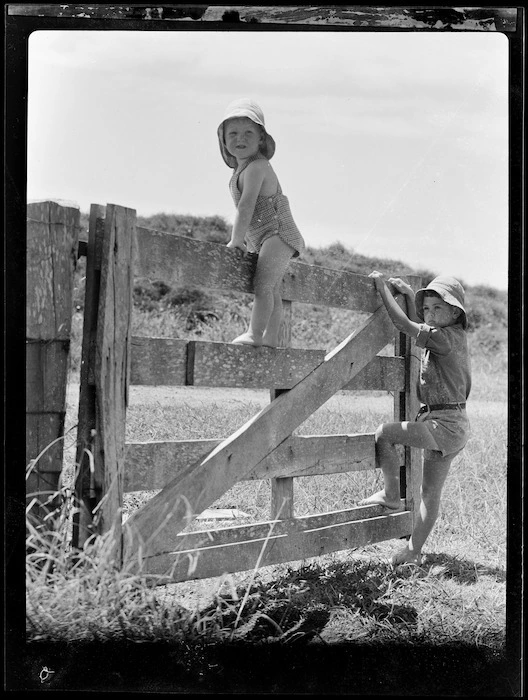 Robert Wells and Kevin at Woolley's Bay