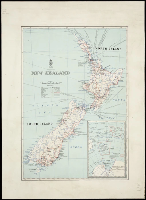 New Zealand / drawn by Lands and Survey Dept., N.Z..
