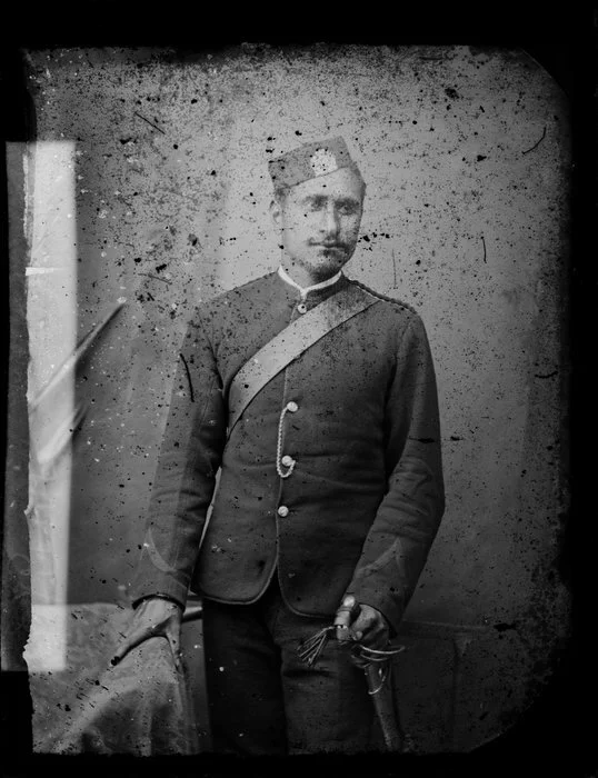Unidentified man in military uniform