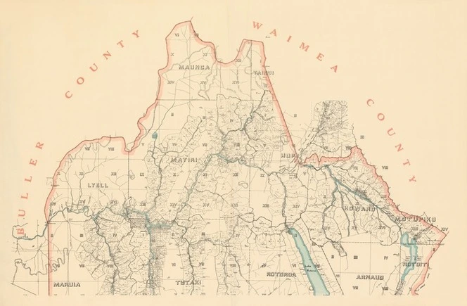 Map of Murchison County.