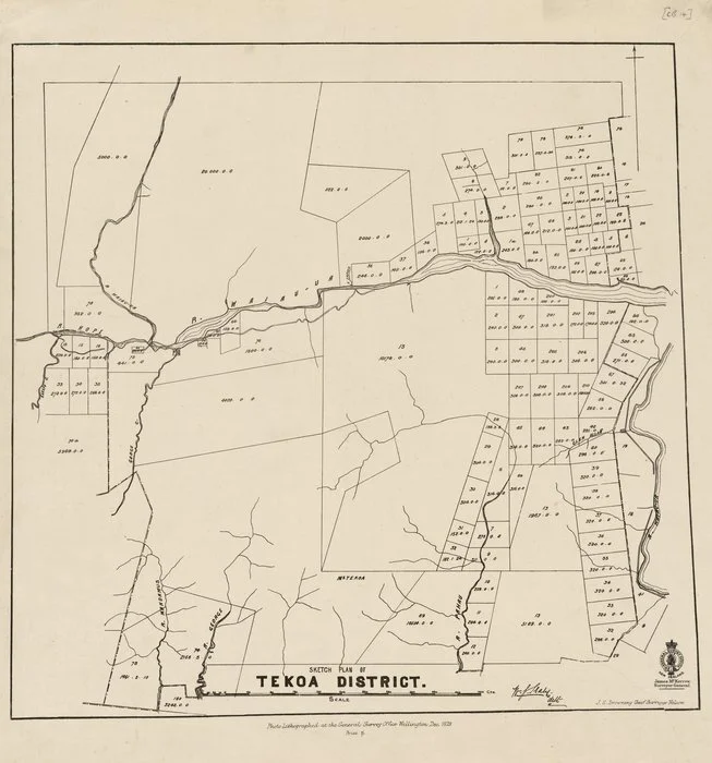 Sketch plan of Tekoa District [electronic resource].