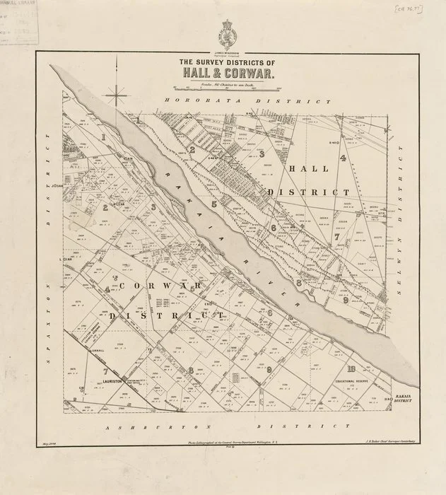 The survey districts of Hall & Corwar [electronic resource].
