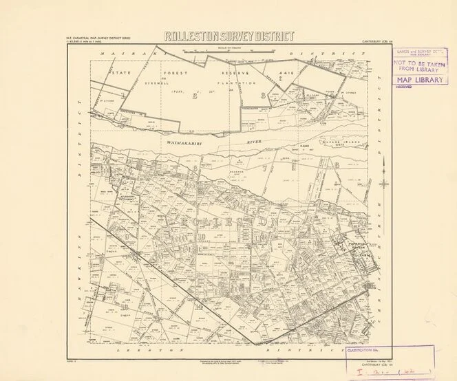 Rolleston Survey District [electronic resource].