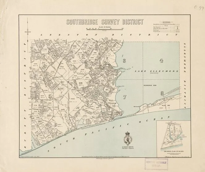 Southbridge Survey District [electronic resource] / drawn by H. McCardell.