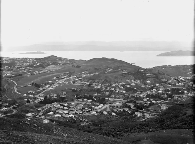 Looking west over Ngaio, Wellington