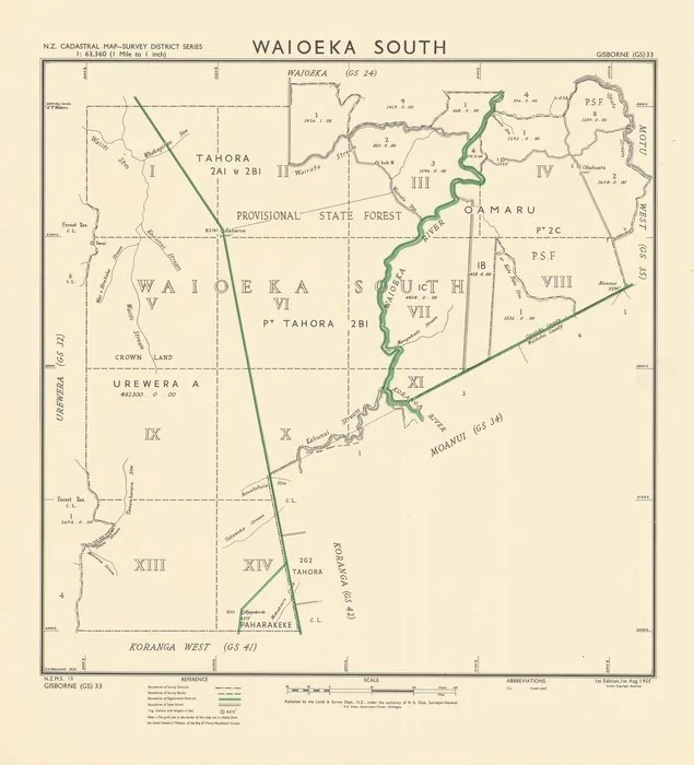 Waioeka South [electronic resource] / G.H. Newcomb, 1955.