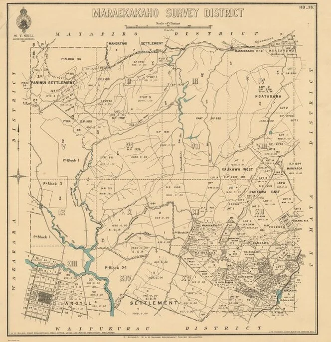 Maraekakaho Survey District [electronic resource].