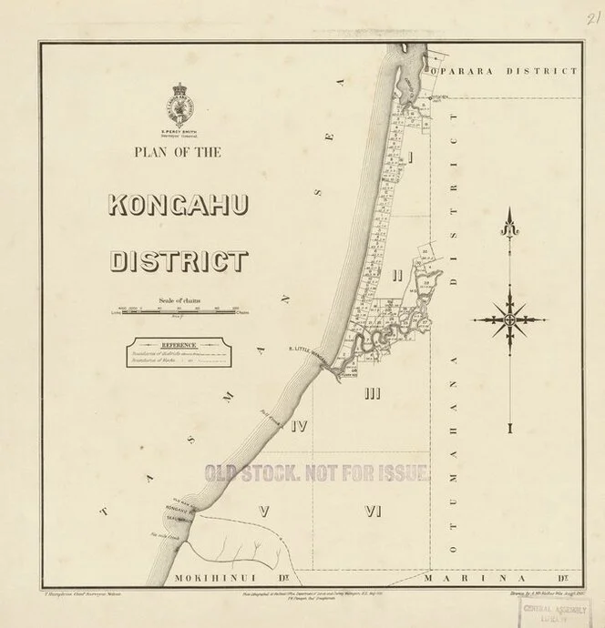 Plan of the Kongahu District [electronic resource] / drawn by A. McKellar Wix, Aug. 1897.