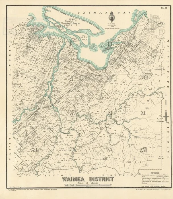 Waimea District [electronic resource] / C.H. Baigent, draughtsman.