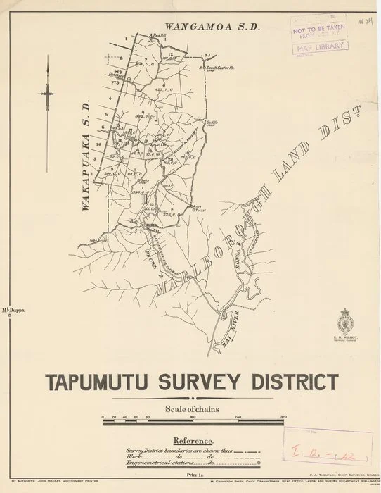 Tapumutu Survey District [electronic resource].