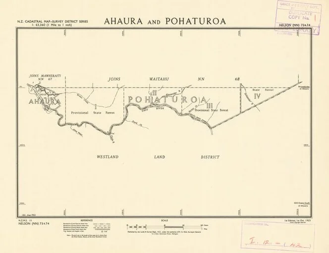 Ahaura and Pohaturoa [electronic resource] / I.B.L., Aug. 1953.