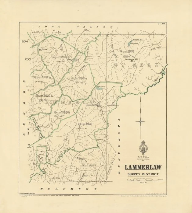 Lammerlaw Survey District [electronic resource] / drawn by S.A. Park, Aug. 1922.